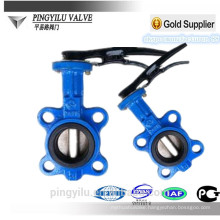 Ductile iron dn150 butterfly valve with stainless steel disc